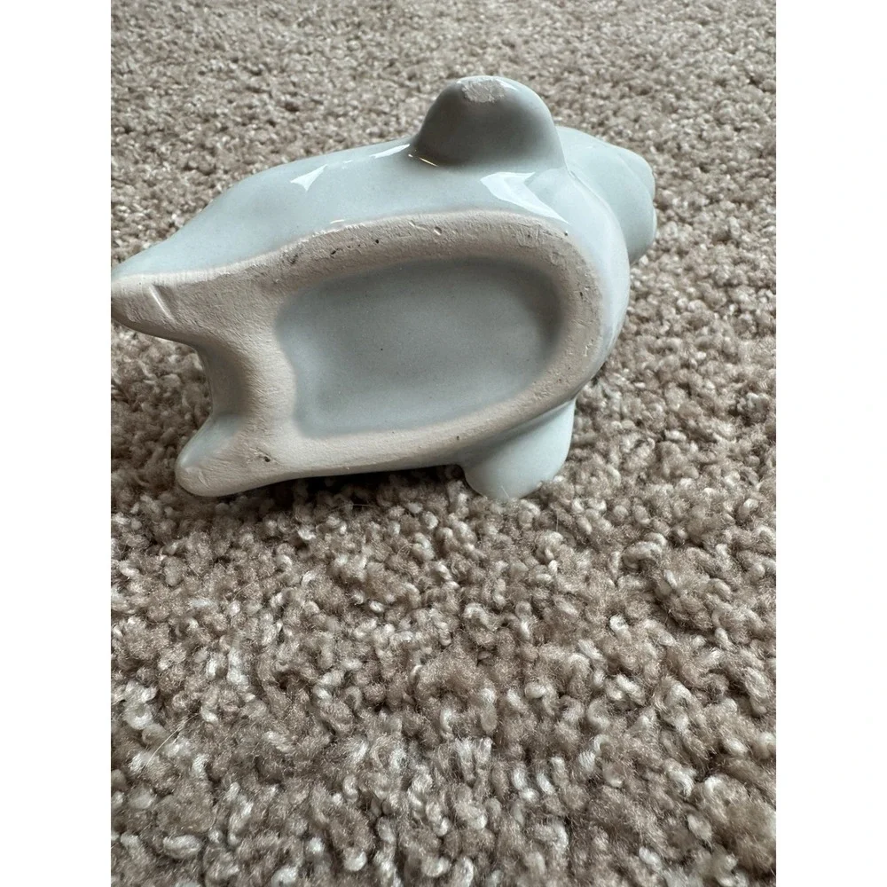 Vintage Pottery Harbor Gray SEAL SEA LION Pinniped Miniature Planter